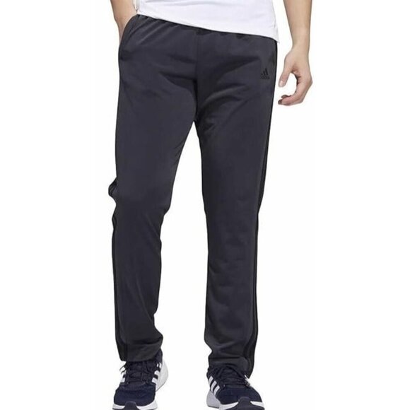 NEW Adidas Mens XL  Atletci Zip Track Pants Carbon/Black Regular Fit Tapered - Picture 1 of 10